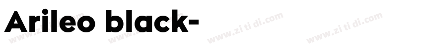 Arileo black字体转换 Arileo black字体转换